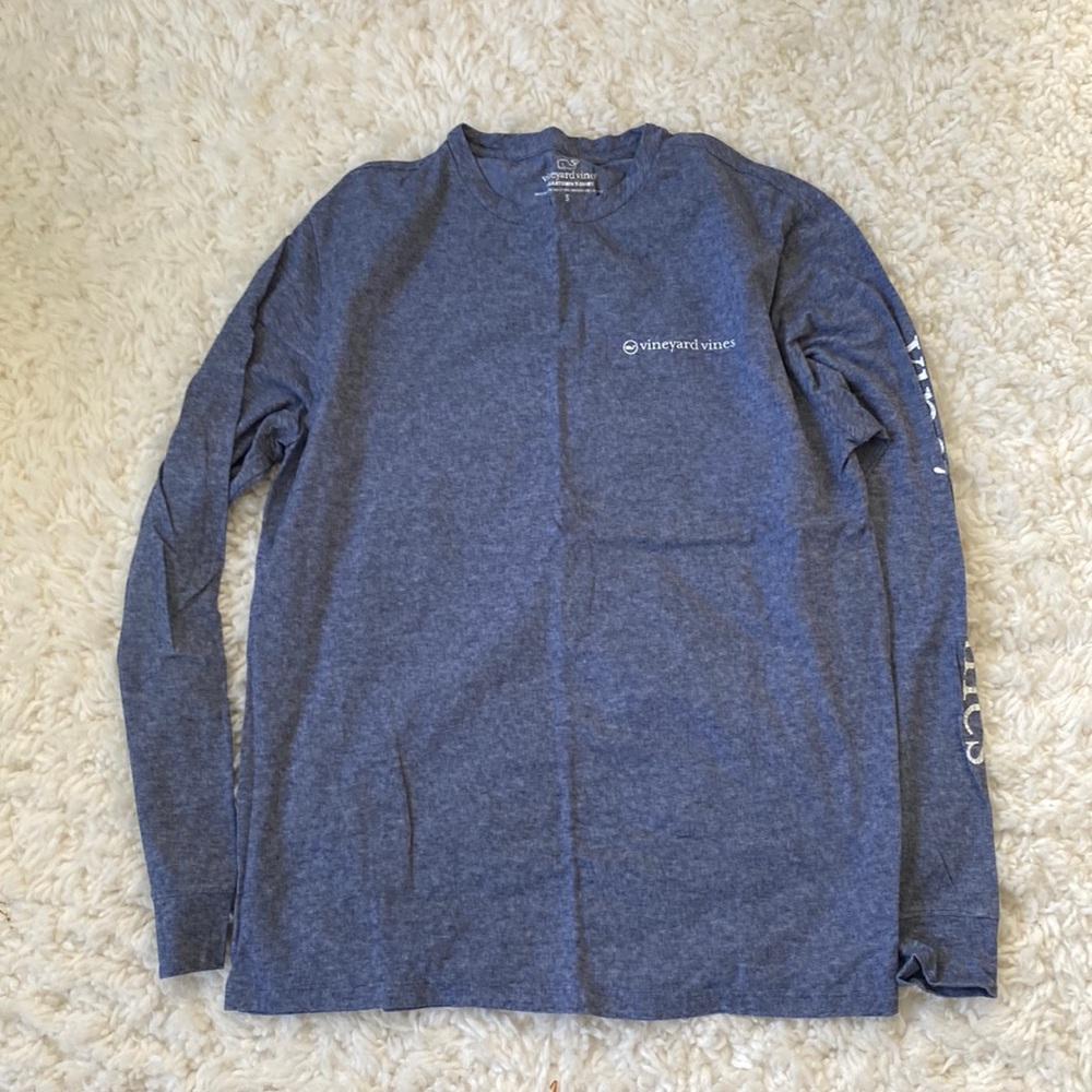 Mens Vineyard Vines heathered blue soft tee